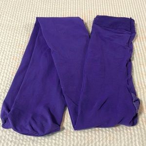 3/$12  🌻 Basic Bright Purple Tights, one size women XS-M